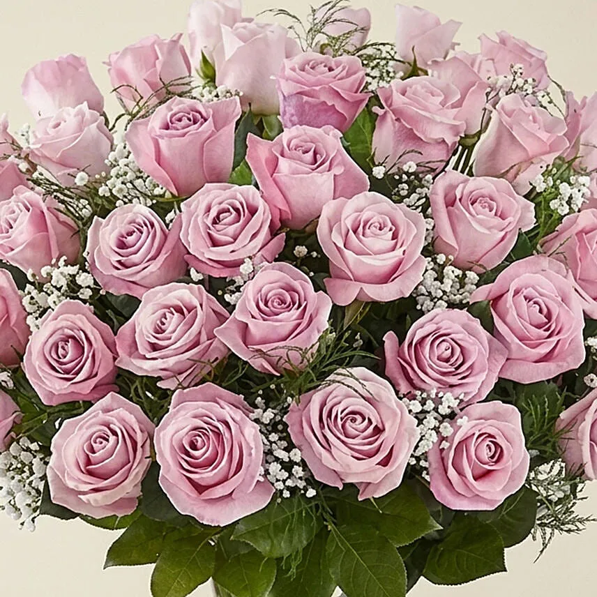 Bunch of 50 Gorgeous Pink Roses