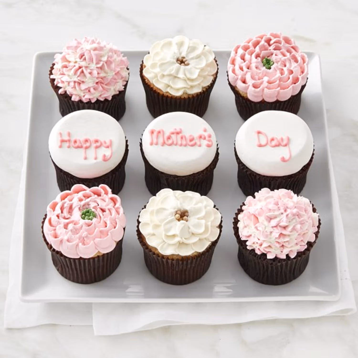 Cute Happy Mothers Day Cupcakes