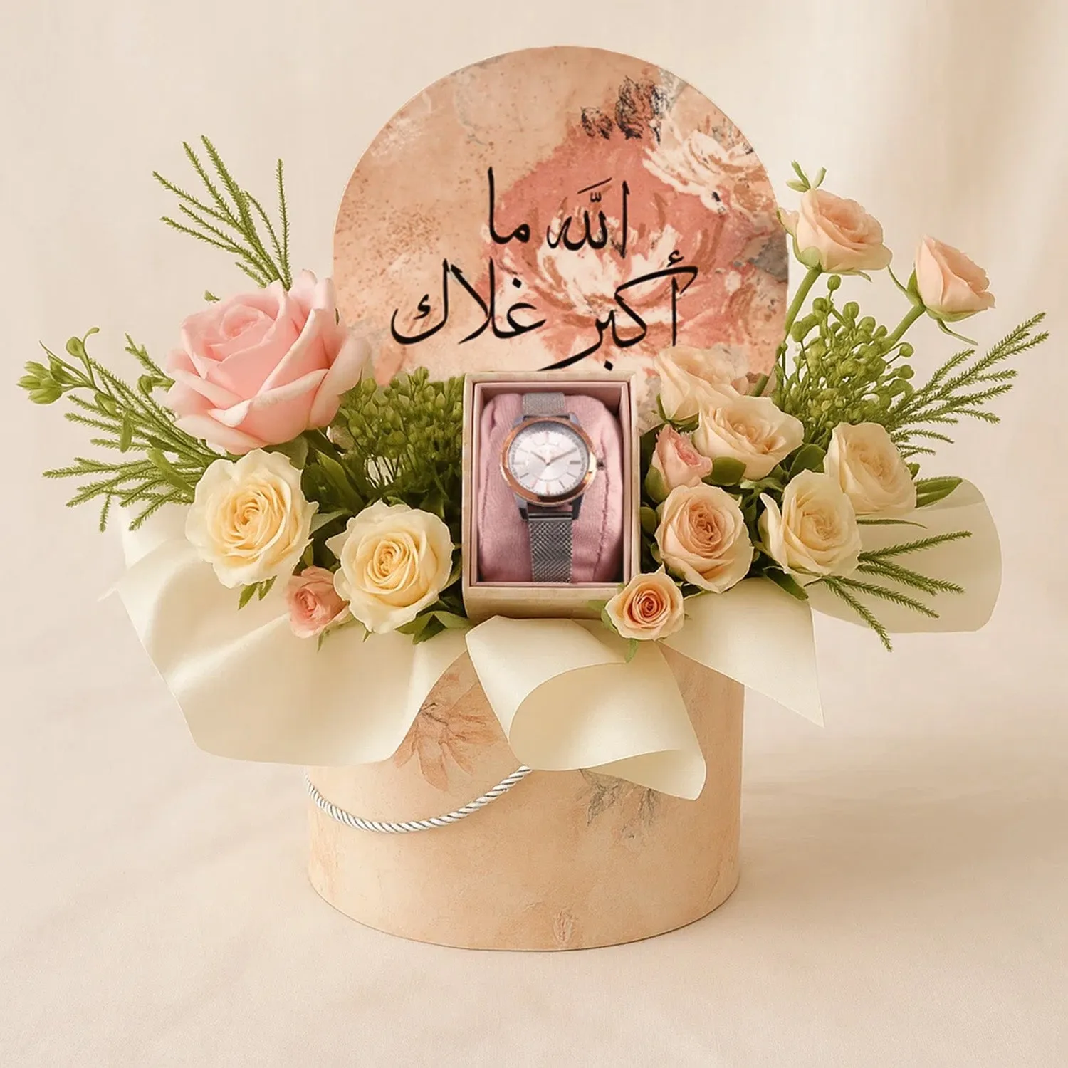 ساعة يد نسائية إسبريت مع بوكس ورود