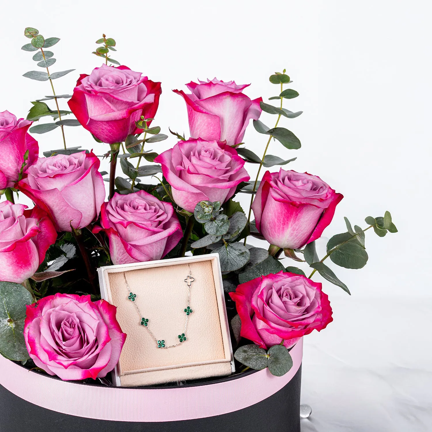 Elegant Jewels & Blooms Gift Set for Mom