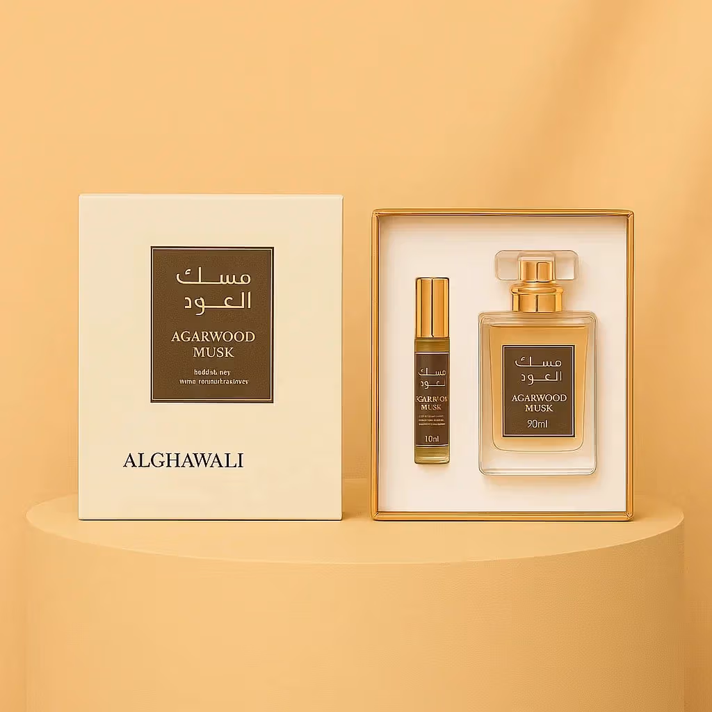 Alghawaly Agarwood Musk & Rose Romance Gift Set