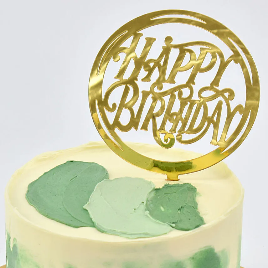 Blissful Birthday Memories Cake