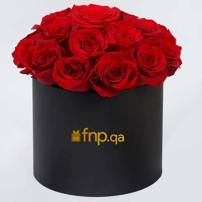 Elegant Box of Roses - Perfect Romantic Gift - Red