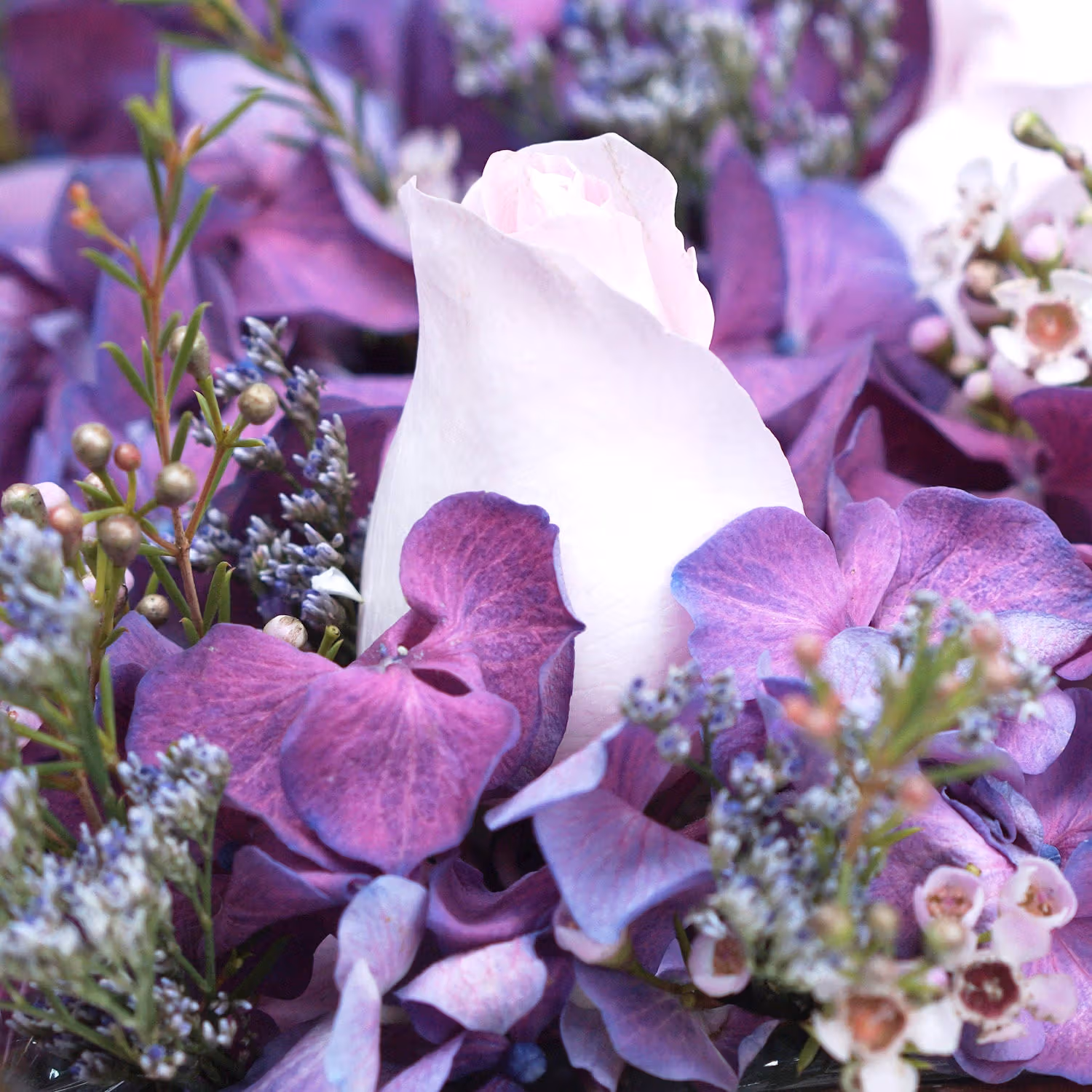 Elegant Mixed Flowers and Chocolates on a Luxurious Golden Tray