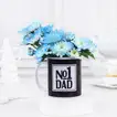 Personalized Blue Daisy Flower Mug Arrangement with Photo