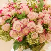 Exquisite Pink Spray Rose Vase - Flowers