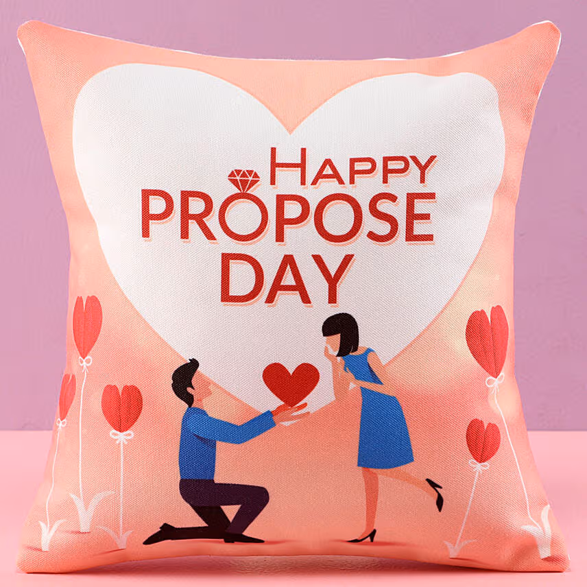 Proposing Her Cushion