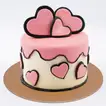Pink Breeze Celebration Cake - Chocolate