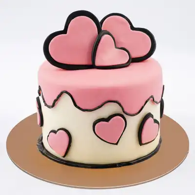 Pink Breeze Celebration Cake - Chocolate
