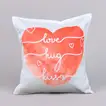 Romantic Love Hug Kisses Valentine Cushion – Perfect Gift for Your Loved One