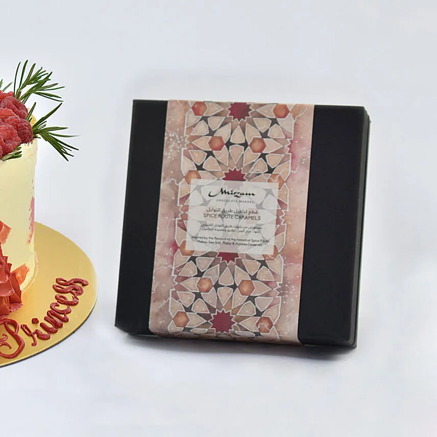 Happy Birthday Princess Marble Cake and Mirzam Chocolates