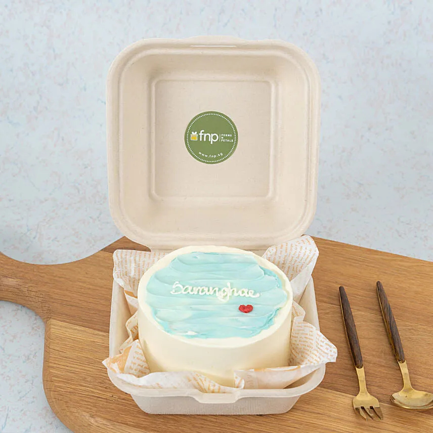 Abstract Korean Bento Cake