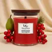 WoodWick Medium Hourglass Candle | Crimson Berries Aroma
