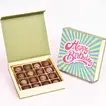 Exquisite Birthday Wishes Chocolate Box with Pistachio Belgian Chocolates