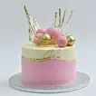 Elegant Romantic Blush Cake - Exquisite Red Velvet Delight