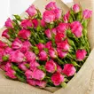 Exquisite Bold & Blooming Dark Pink Spray Roses Bouquet