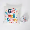 Cheerful Get Well Soon Cushion and Mug Combo Gift Set