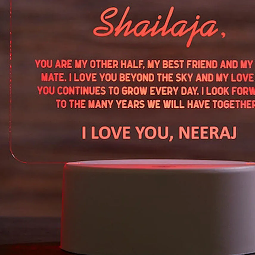 Romantic Personalized Led Sign