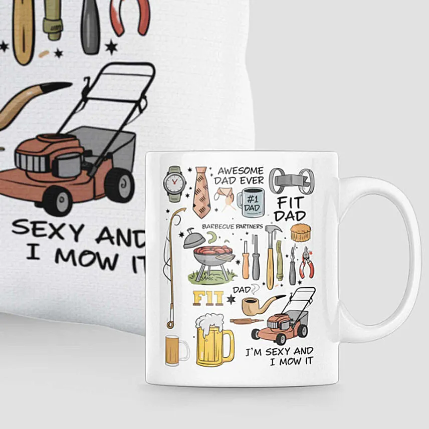 Multi Talent Dad Cushion And Mug
