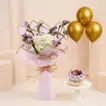 White Hydrangea Bouquet - Flowers