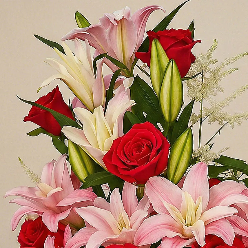 lilies and Roses