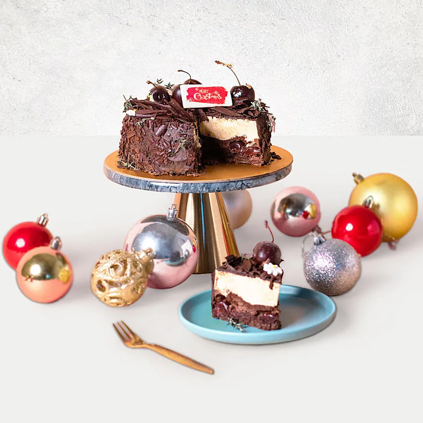 Christmas Delight Black Forest Cake