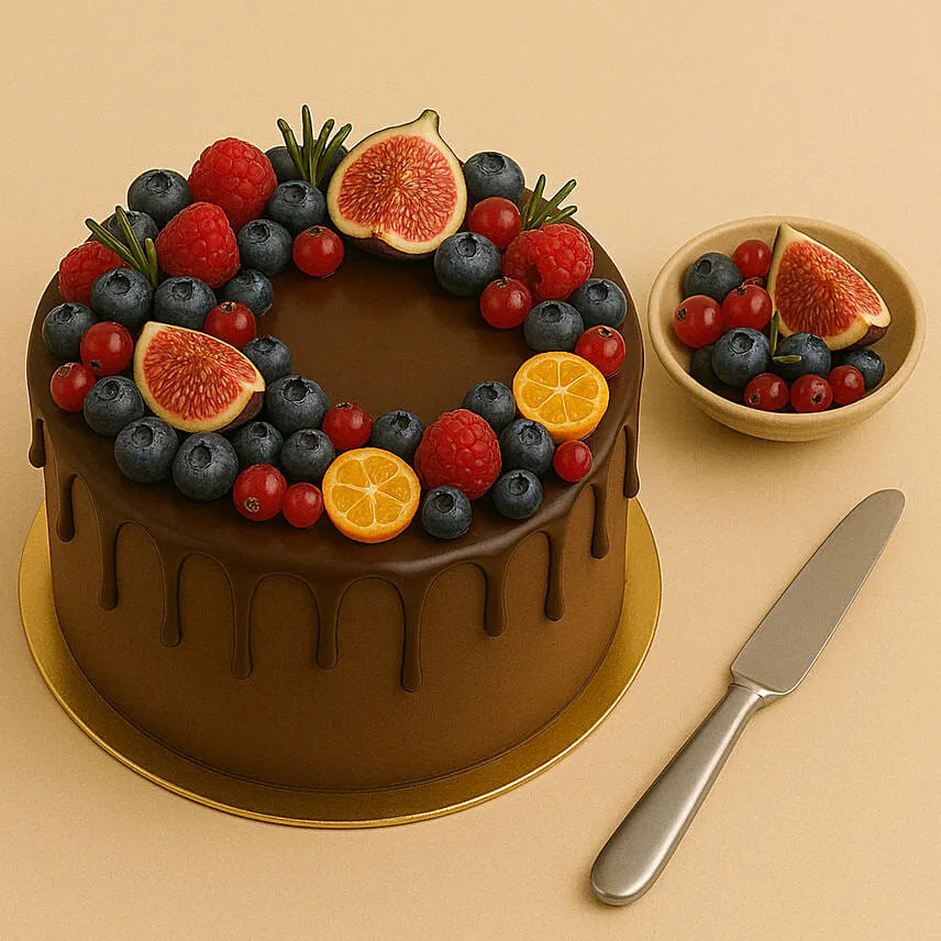 Fruity Choco Cake