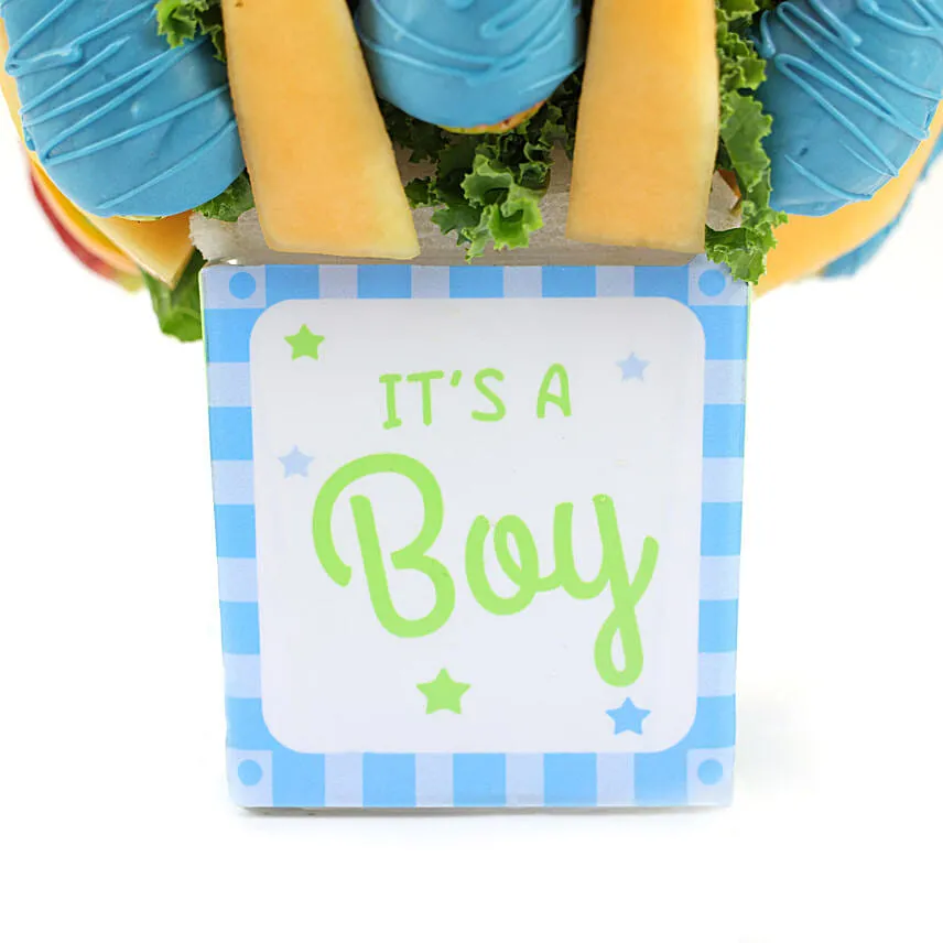 It’s a Boy Fruit Arrangement