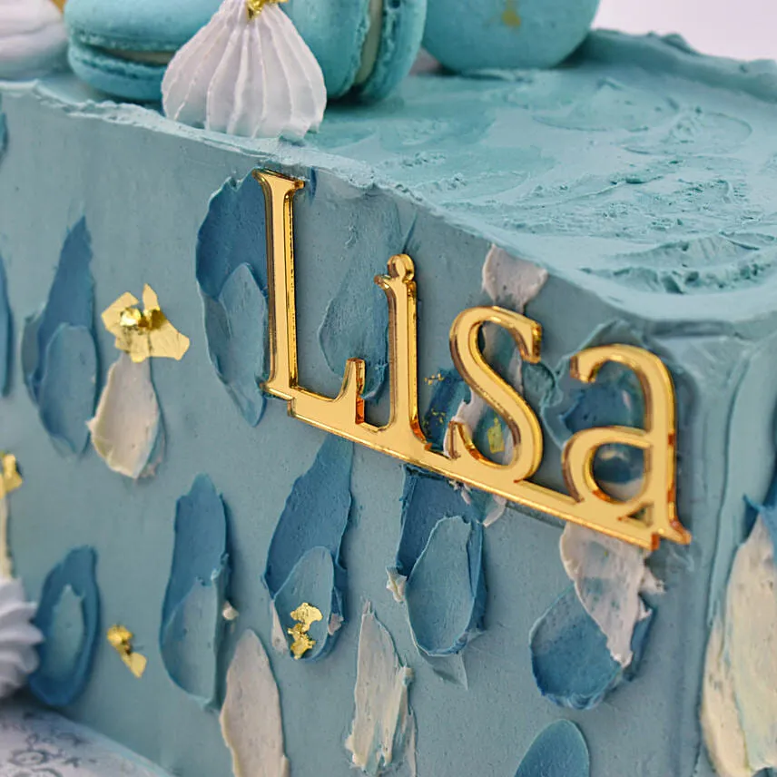 Celebration Delights Personalised Name Chocolate Cake