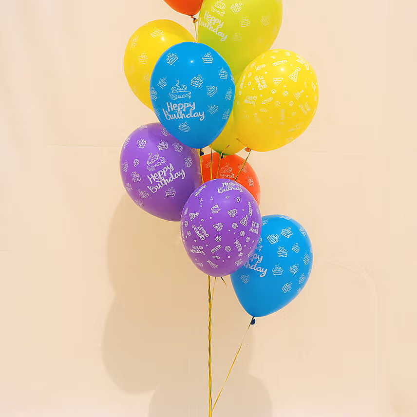 Happy Birthday Printed Latex Balloons