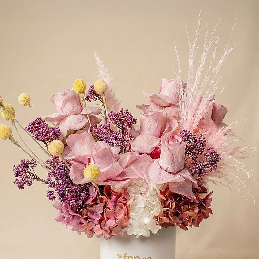 Truly Yours - Preserved Flowers Box for Valentines