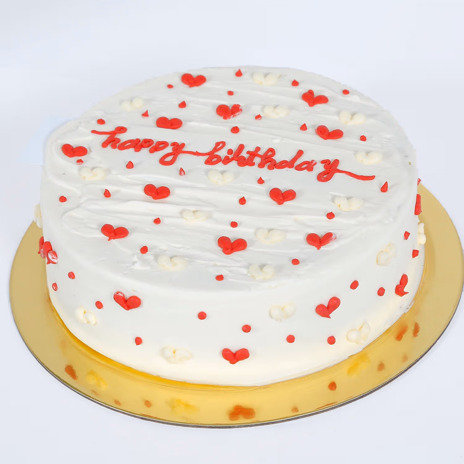 Charming Little Heart Red Velvet Cake - Perfect for Birthdays
