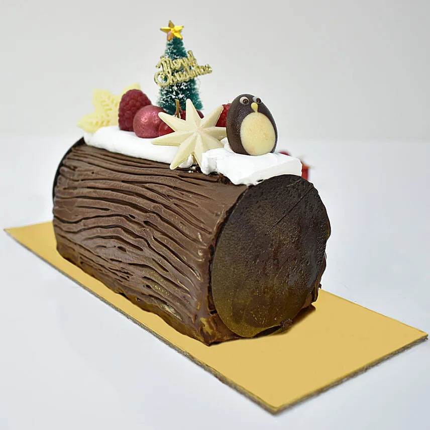 Chocolate 4 Portion Log Cake