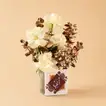 Elegant Father's Day Chocolate Box with White Roses