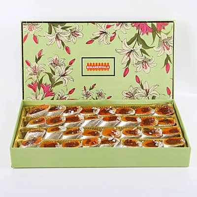 Deluxe Kaju Anjeer Sweet Box with Chocolate Chunks - 1kg by BIKANERVALA