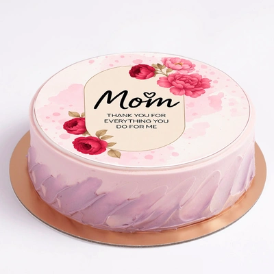Mother's Day Vanilla Delight Cake - A Heartfelt Tribute