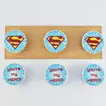 Superhero-Themed Chocolate Cupcakes - 'You're My Hero' Edition