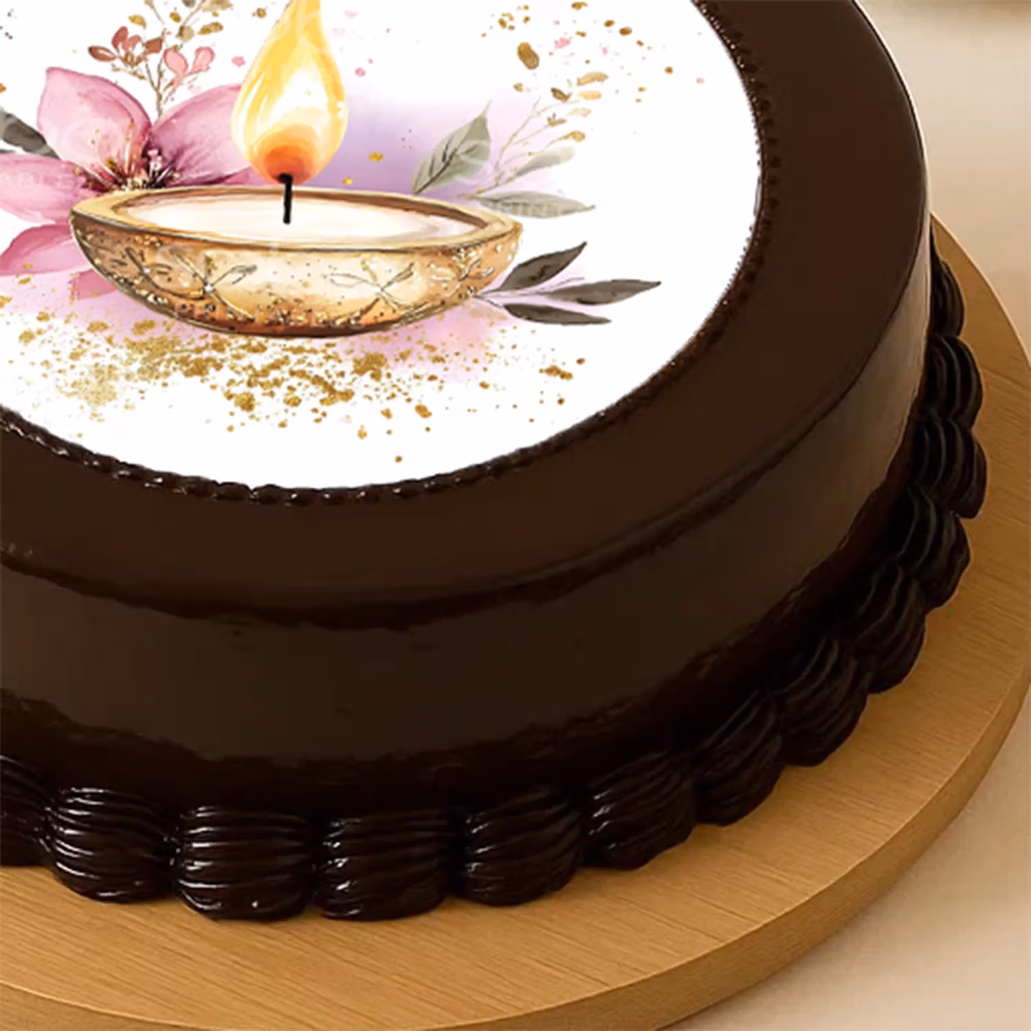 Festival of Light Diwali Chocolate Cake