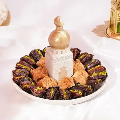 Islamic New Year Sweets n Dates Serving Tray 