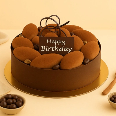 Deluxe Tiramisu Birthday Milestone Cake - Perfect for Celebrations
