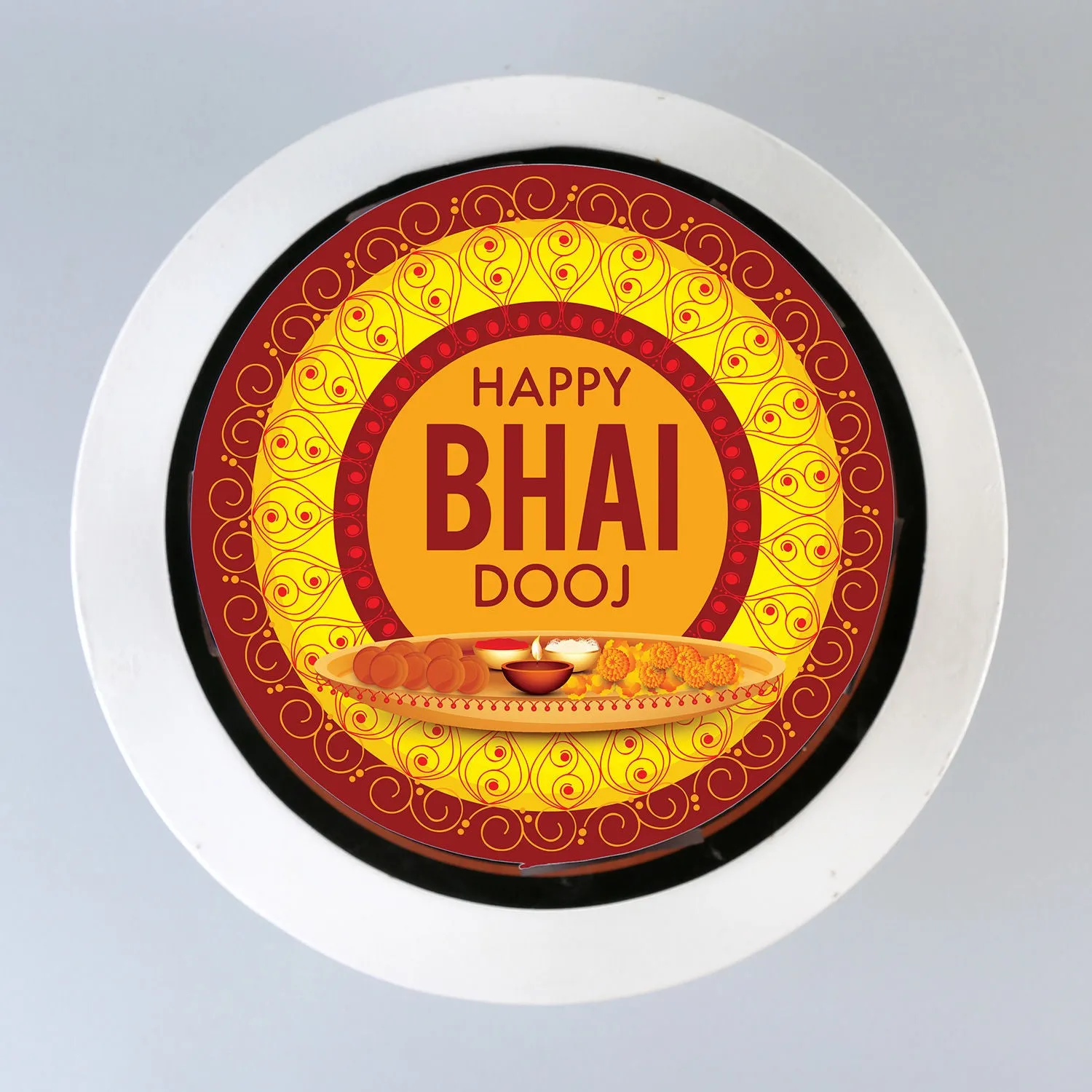 Delicious Bhai Dooj Special Chocolate Cake - Half Kg Delight
