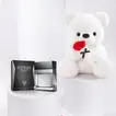 Gift Set: White Teddy Bear with Guess Seductive EDT for Men 100 ml