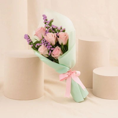 Pink Flower Mini Bouquet