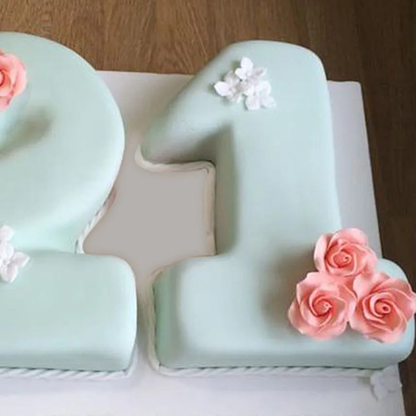 Number 21 Designer Chocolate Cake