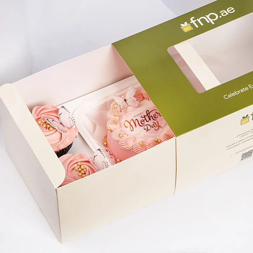 Mothers Day Bento Cake & Cupcake