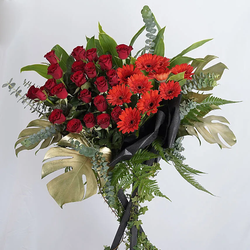 All The Best Wishes Congratulatory Flower Stand