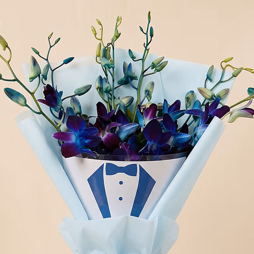 Gentlemans Delight Orchid Bouquet