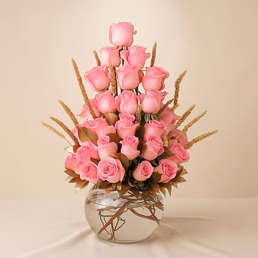 28 Pink Roses Beauty