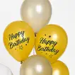 Celebrate in Style: Birthday Buzz Combo with Balloons and Cake