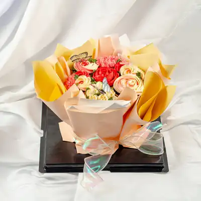 Flower Cupcake Bouquet